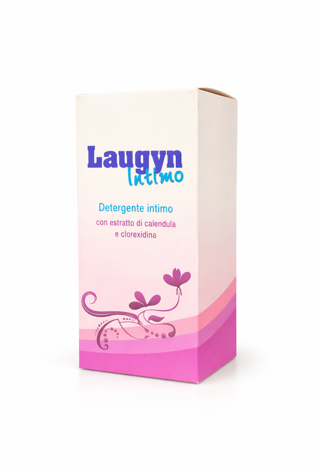 Packaging Laugyn Intimo Donna – trattamento cosmetico intimo 500 ml, design elegante